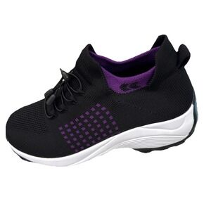 Women's Orthopedic Walking Shoes Sock‎ Sneakers Comfort Slip On Air Cushion 9.5